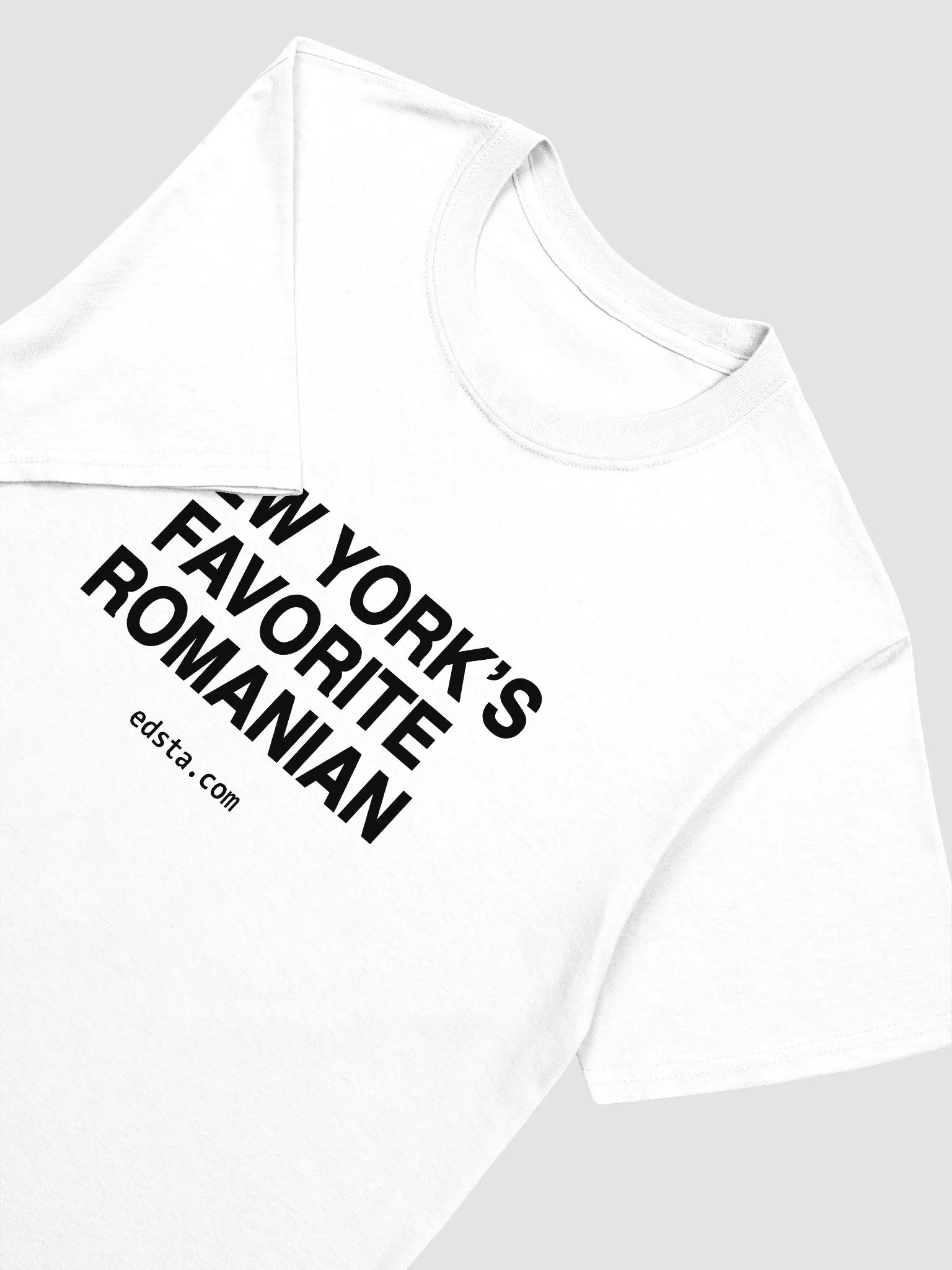 New York's Favorite Romanian White T-Shirt product image (2)