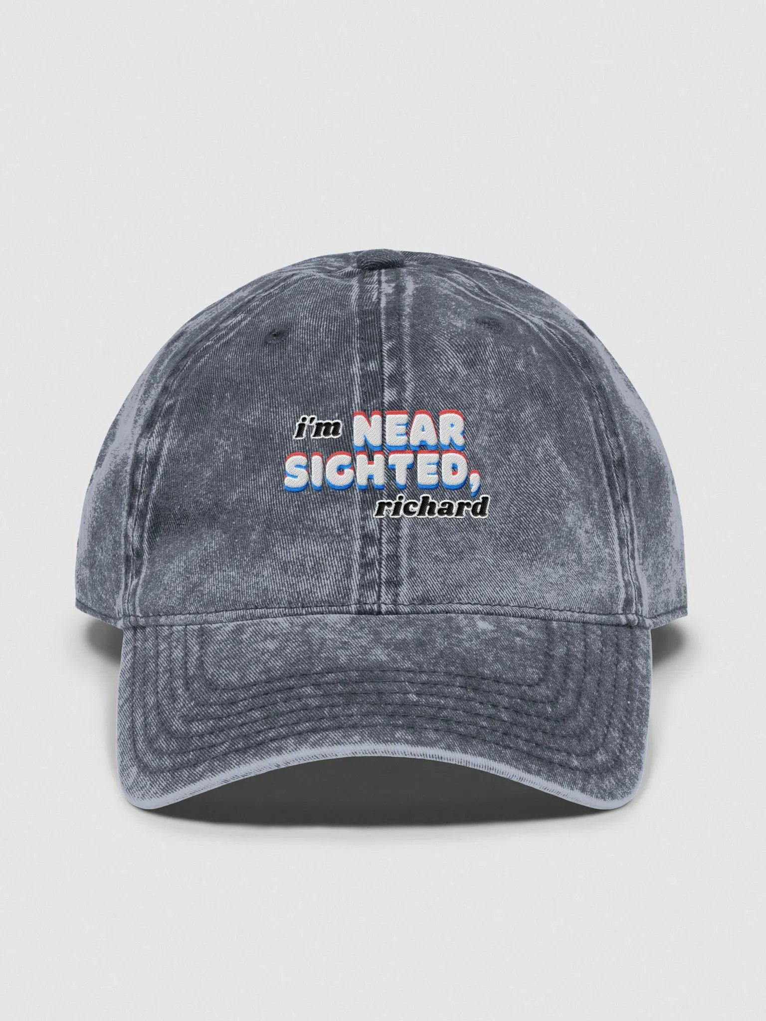 I'M NEARSIGHTED, RICHARD vintage wash dad hat product image (2)