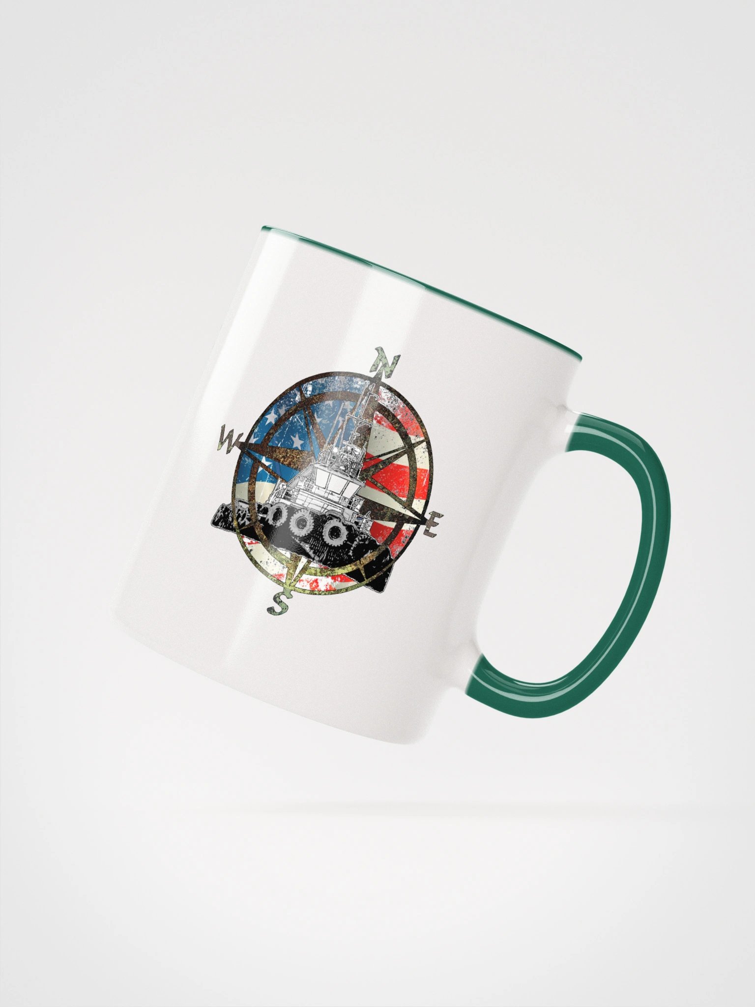 Compass Rose Marshall Foss & Flage Mug 11oz & 15oz product image (2)