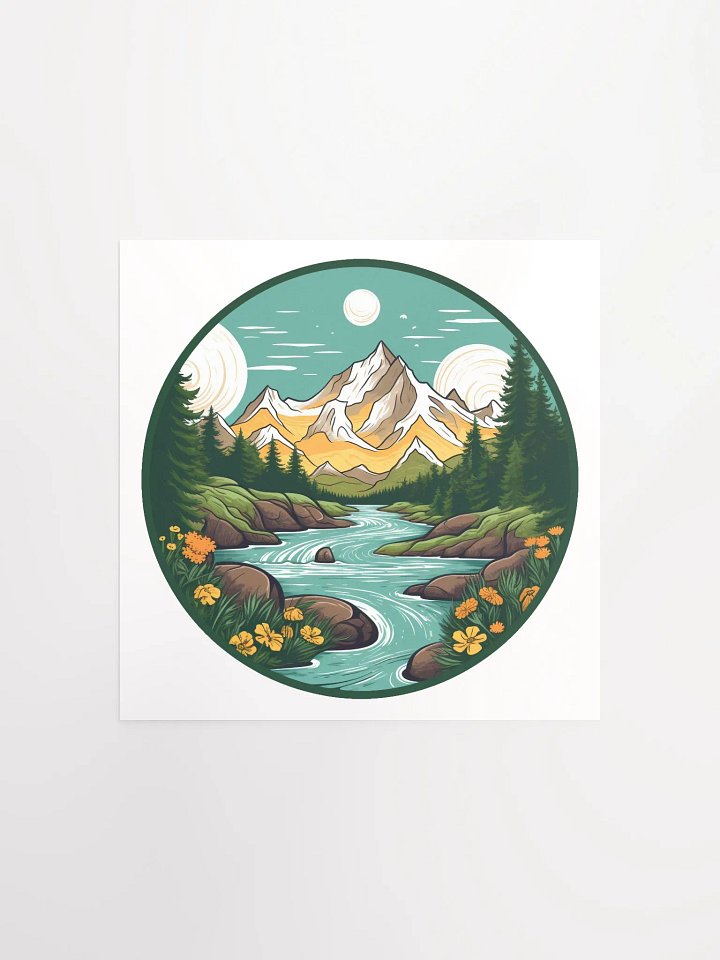 spring mountains print product image (1)