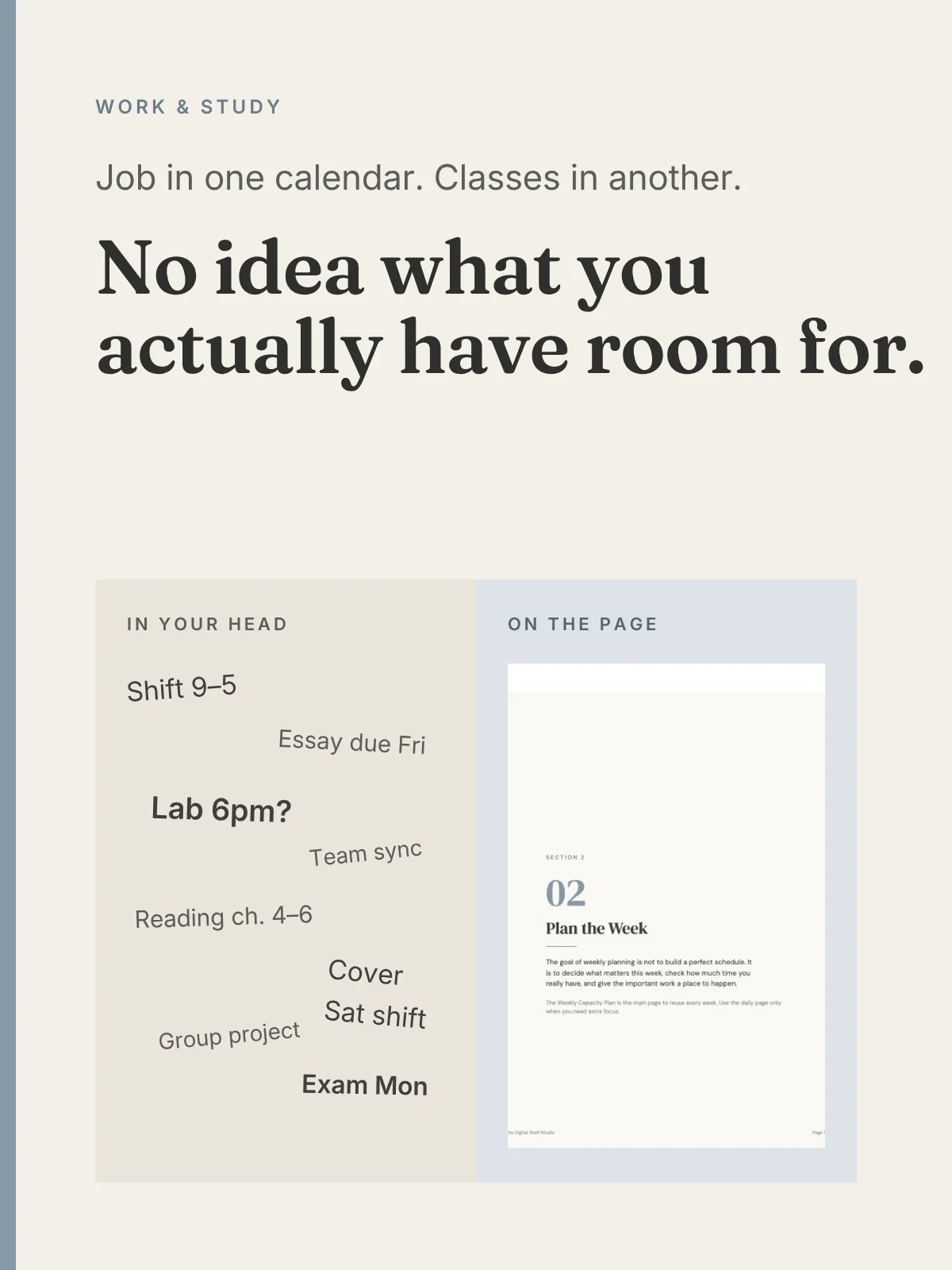 Work + Study Capacity Planner product image (2)