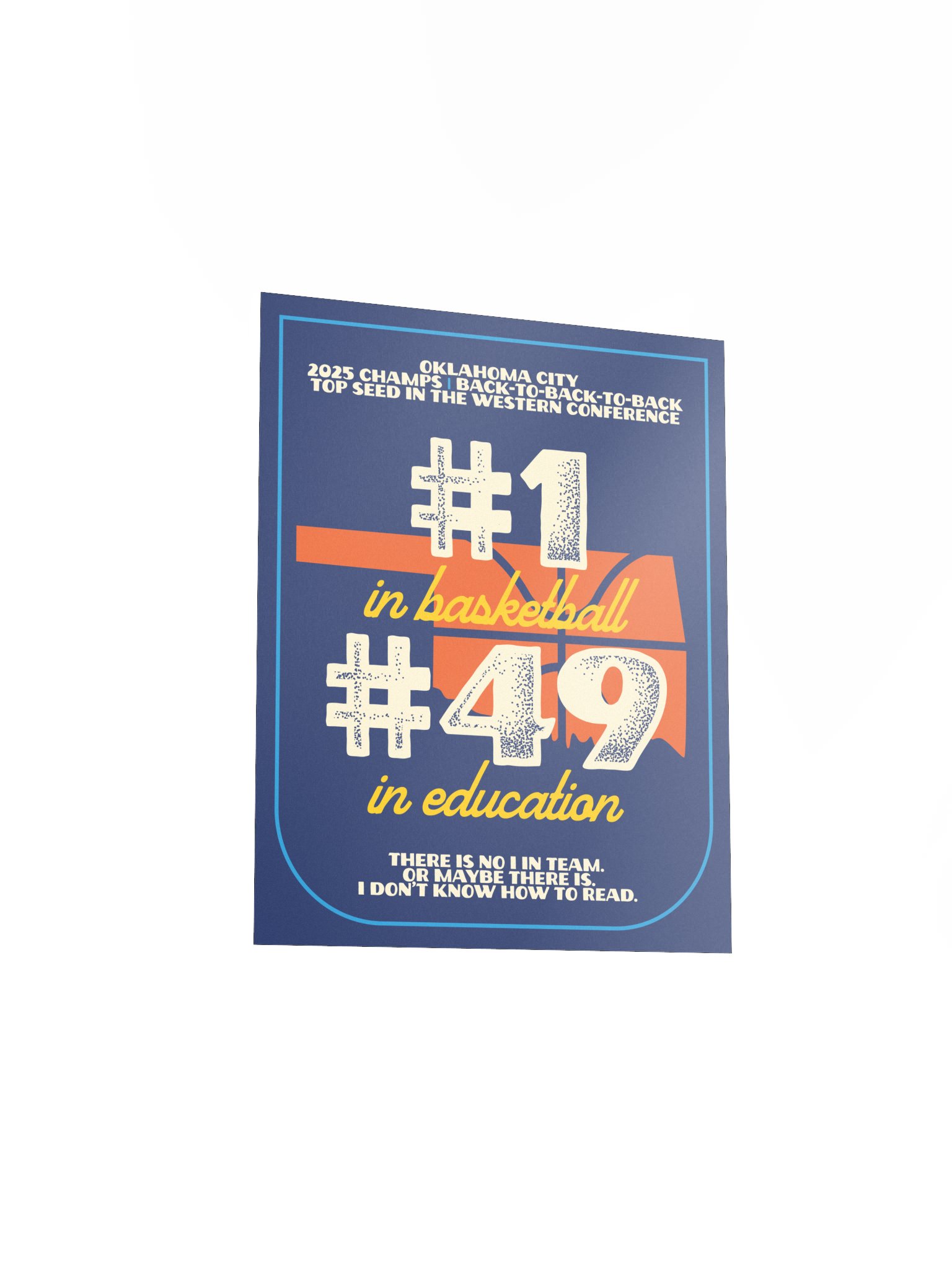 Oklahoma State Rankings Art Print product image (6)