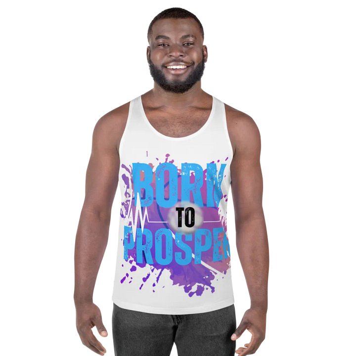 Born to Prosper Energetic Vibes Full Print Tank product image (1)
