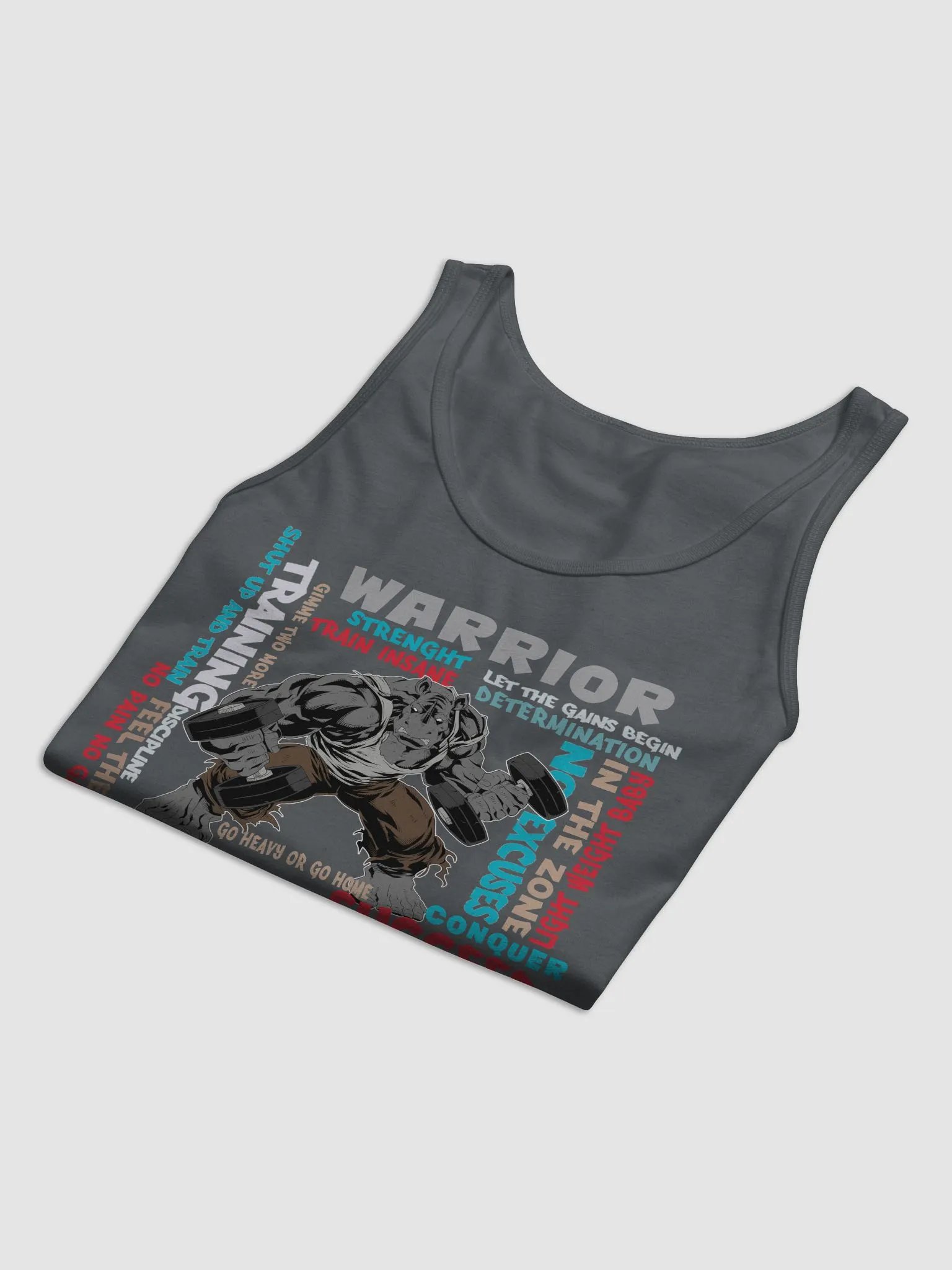 Gym Workout Motivational Inspirational Phrases Tank Top Fitness product image (4)