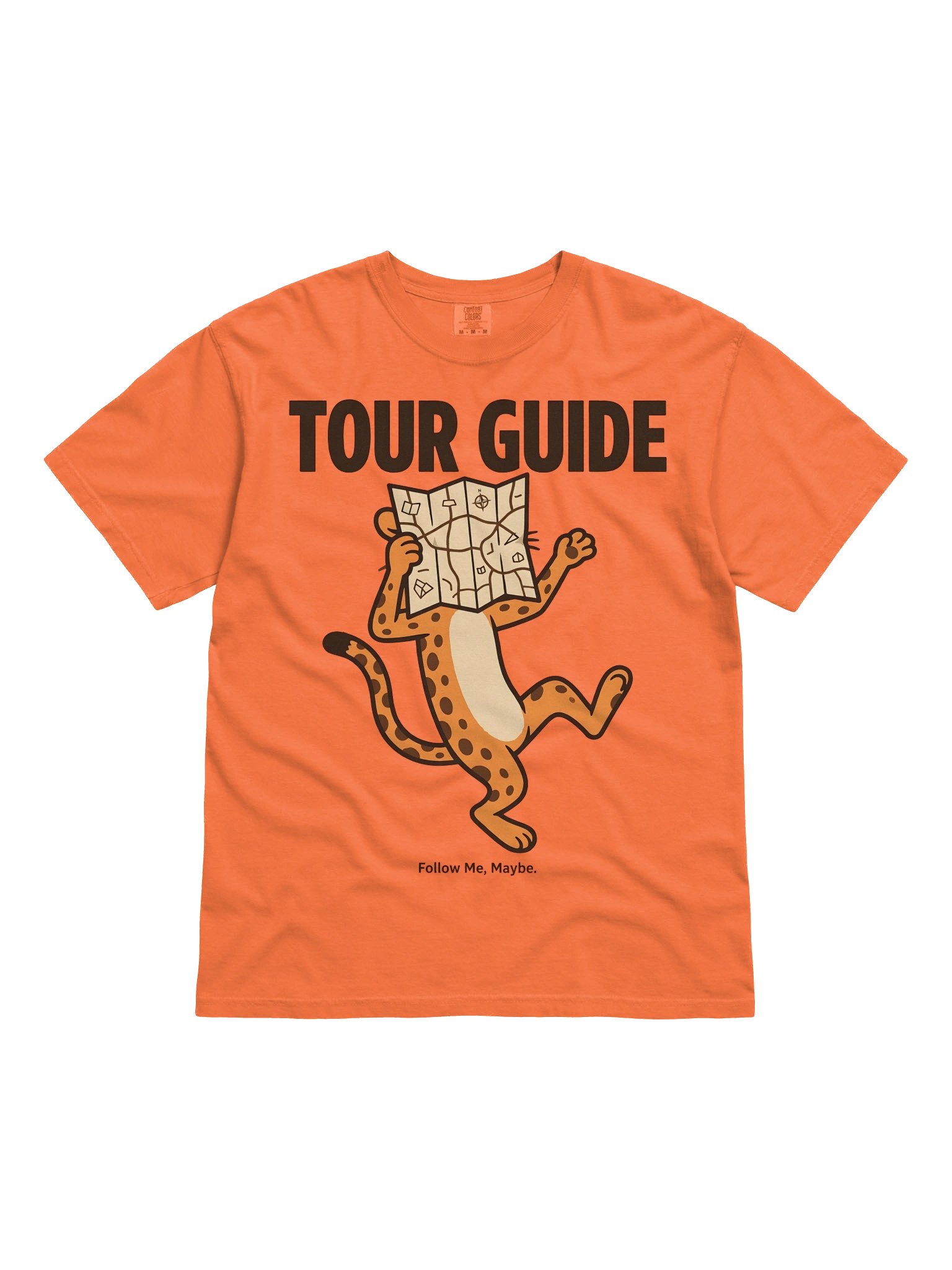 Tour Guide cheetah graphic tee product image (3)