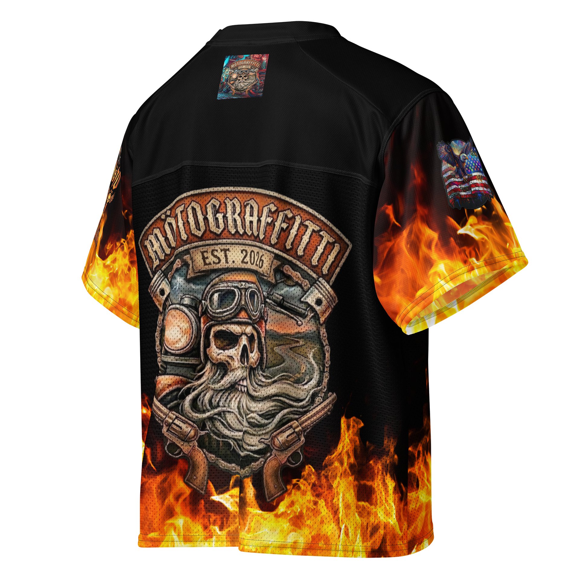 MötoGraffitti MotoMan Football Jersey product image (4)