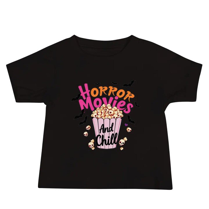 Horror Movies And Chill Baby Tee product image (2)