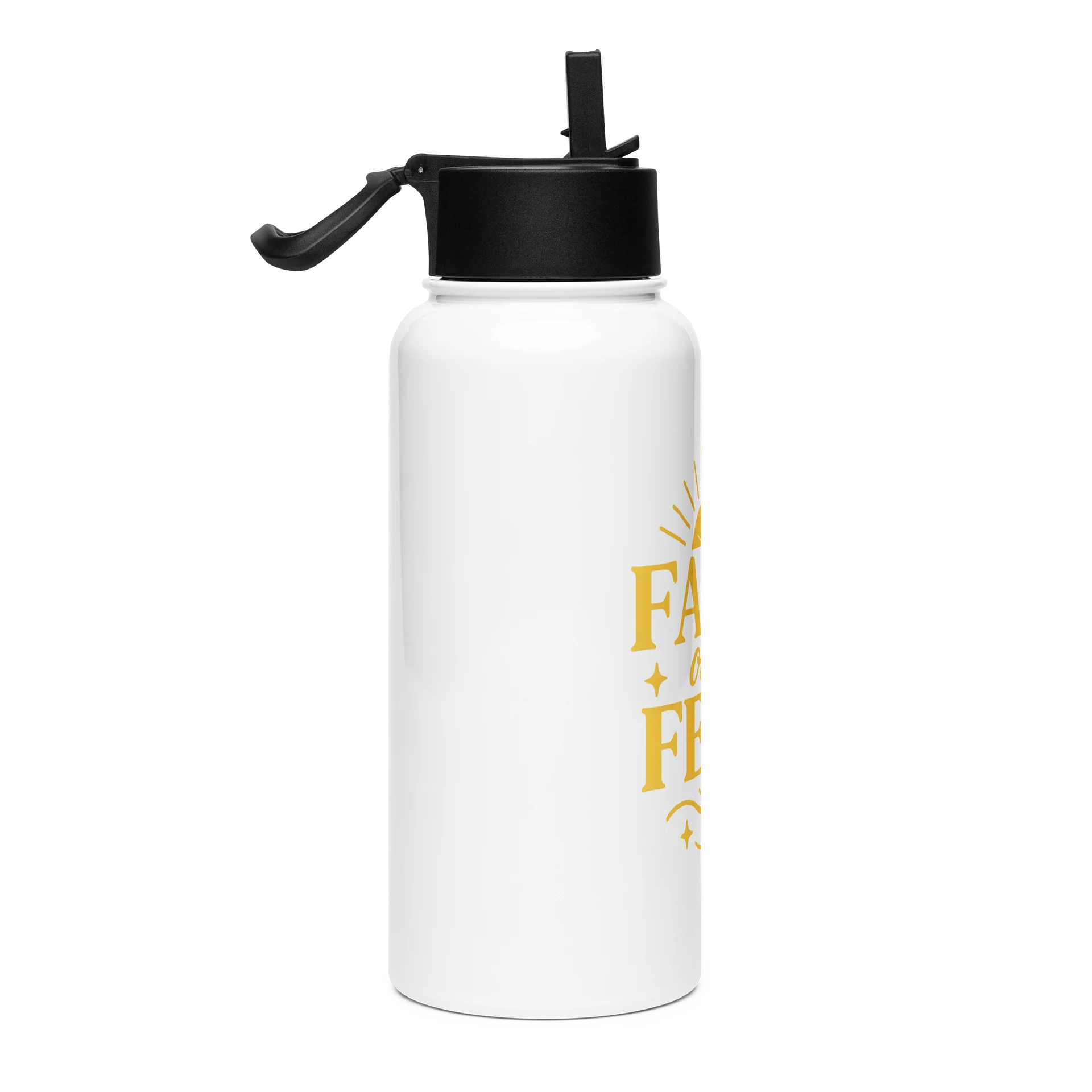 Faith Over Fear – Stainless Steel Water Bottle product image (4)