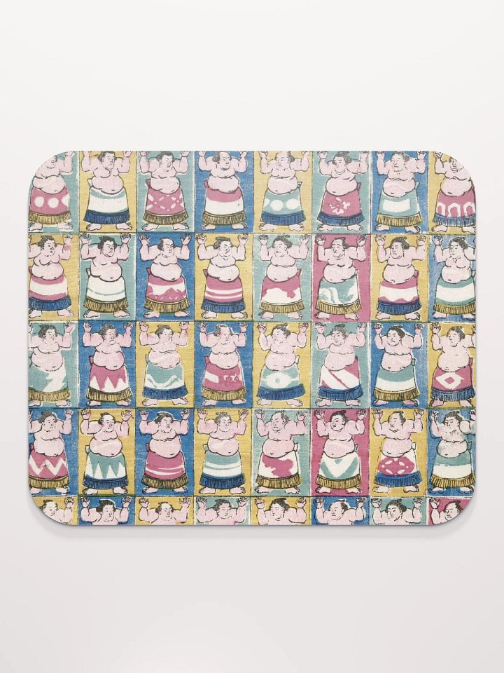 Sumo Wrestlers Mouse Pad product image (2)
