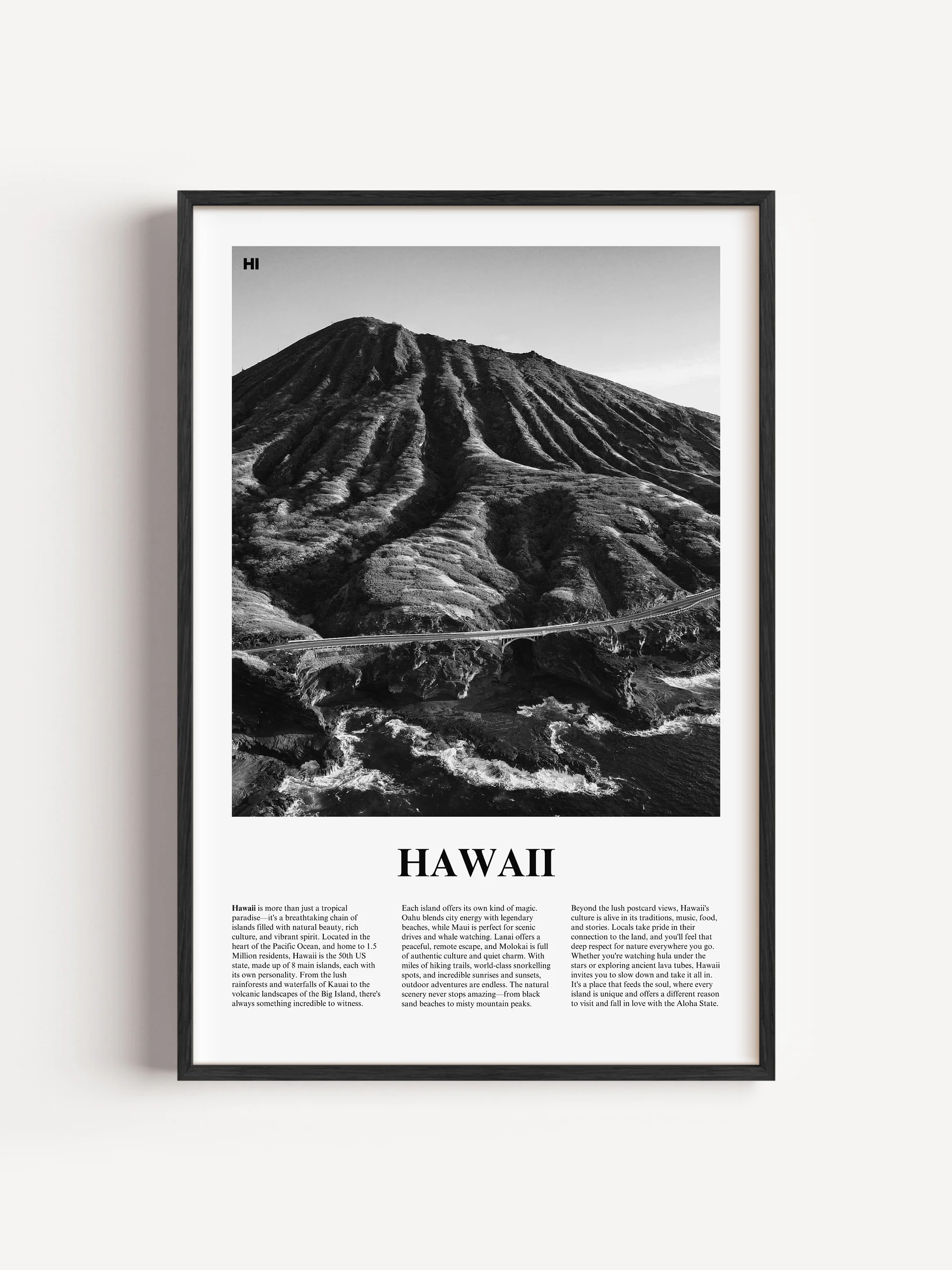 Hawaii 02 Newspaper Poster product image (1)