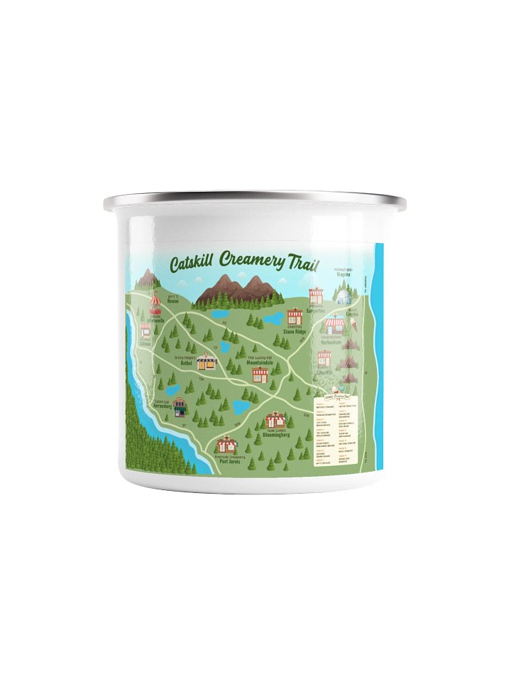 Catskill Creamery Trail Enamel Mug product image (1)