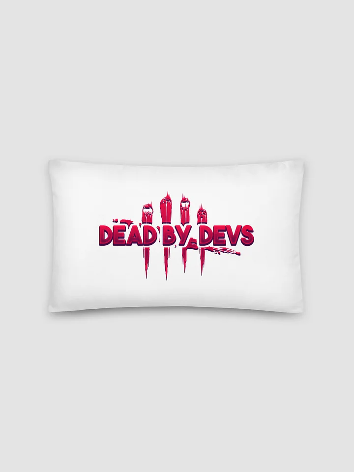 DEAD BY DEVS | All-Over Print Basic Pillow AOP AOP002 product image (1)
