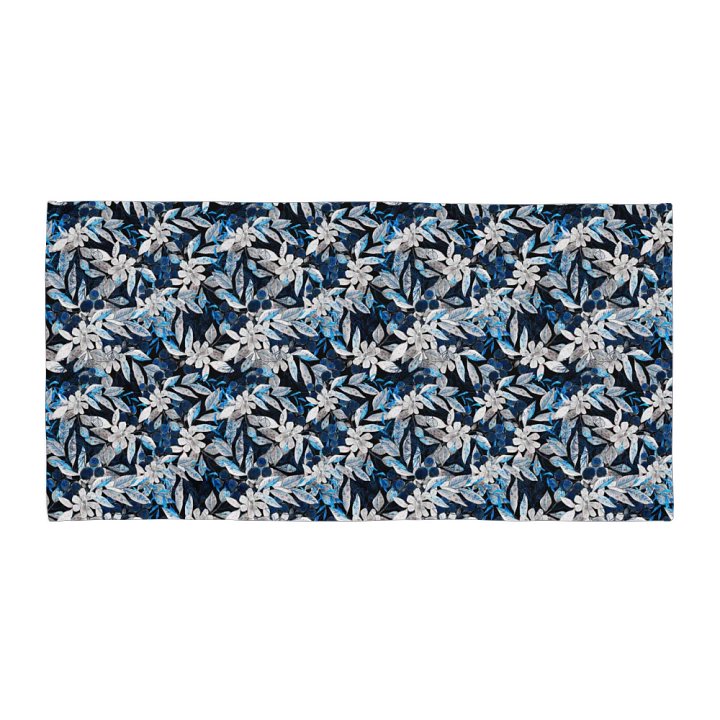 Blue White Garden Towel product image (1)