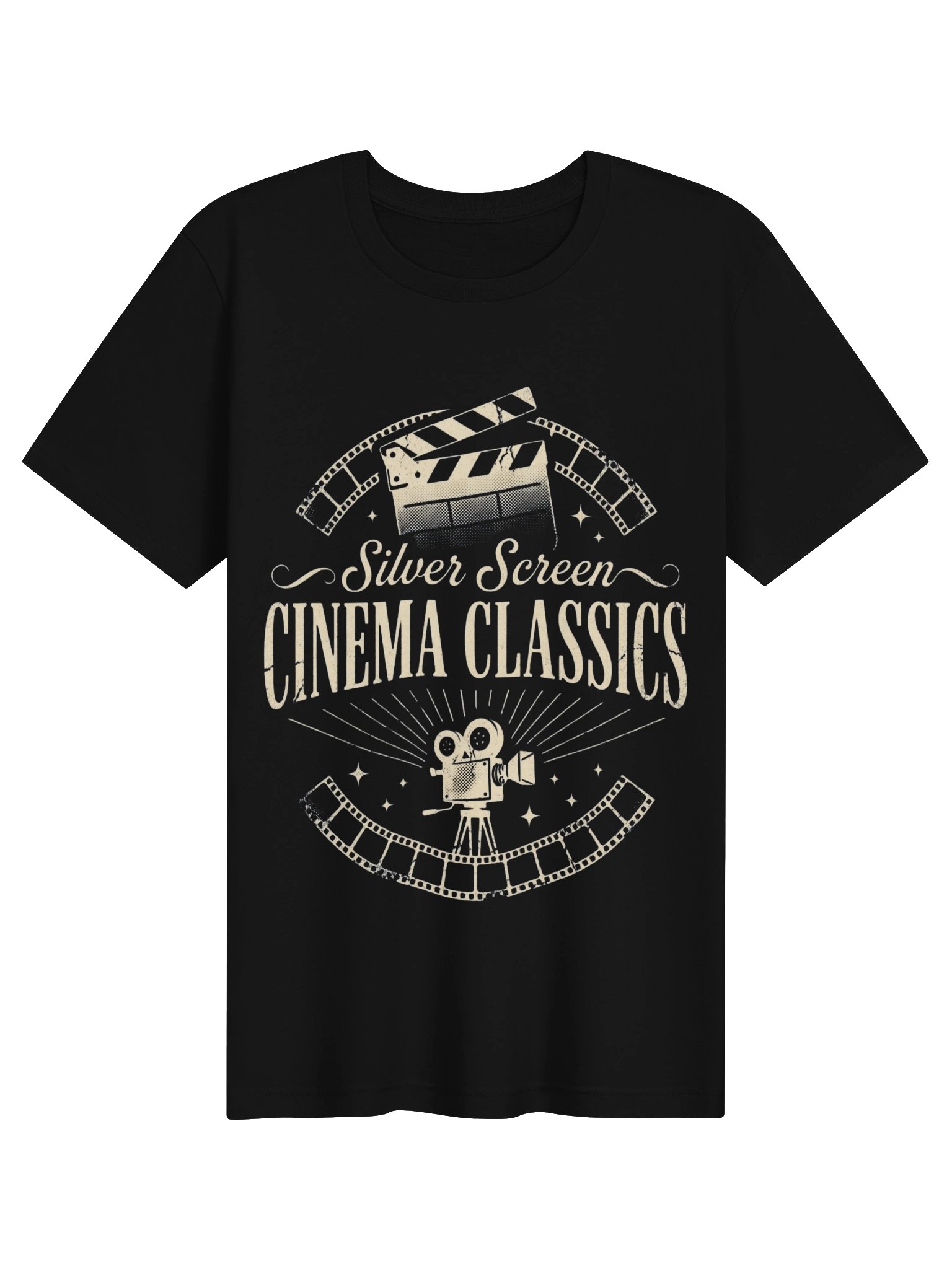 Vintage Cinema Classics T-Shirt – Silver Screen Movie Lover Tee product image (1)