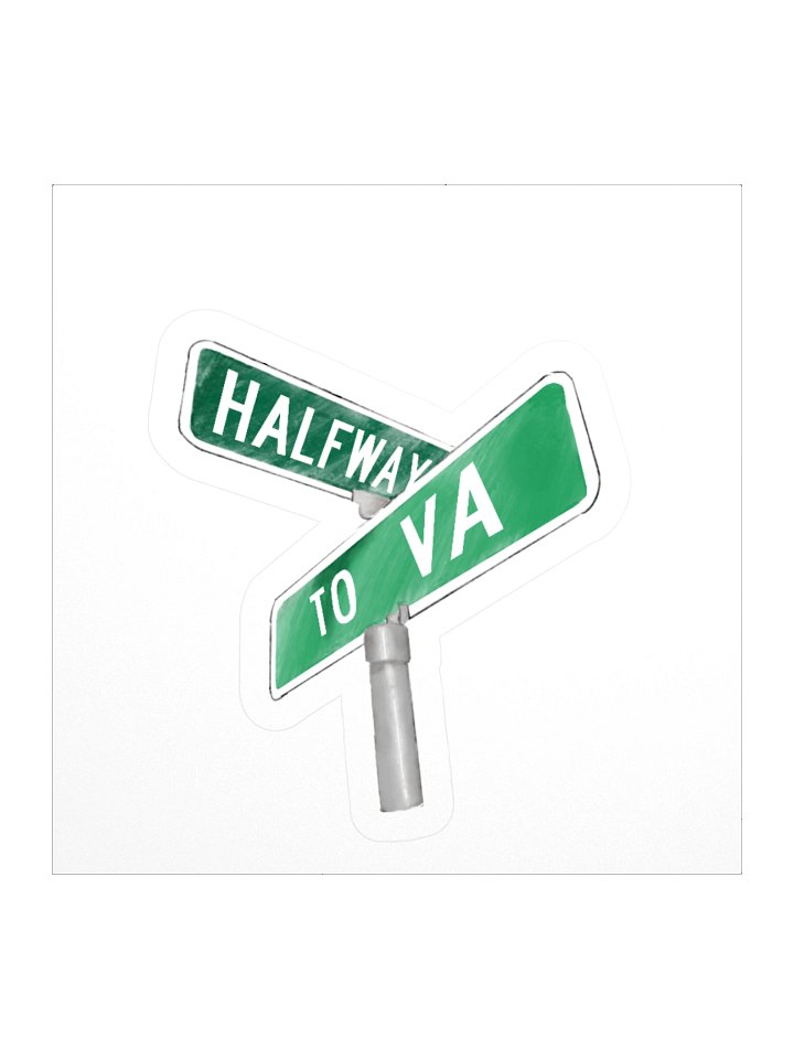 Halfway to VA Kiss Cut Stickers product image (2)
