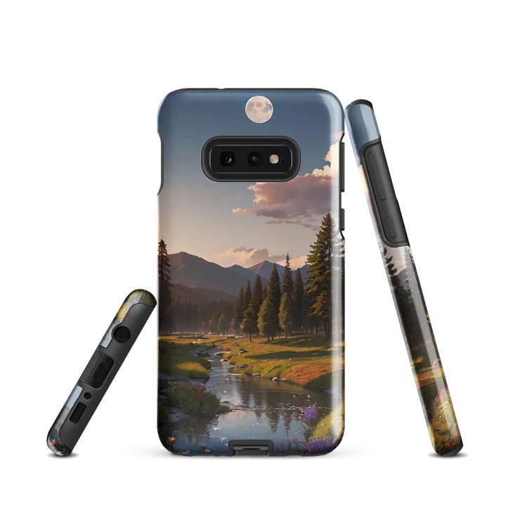 River Valley Samsung Tough Case - Tranquil Mountain Landscape Design product image (2)