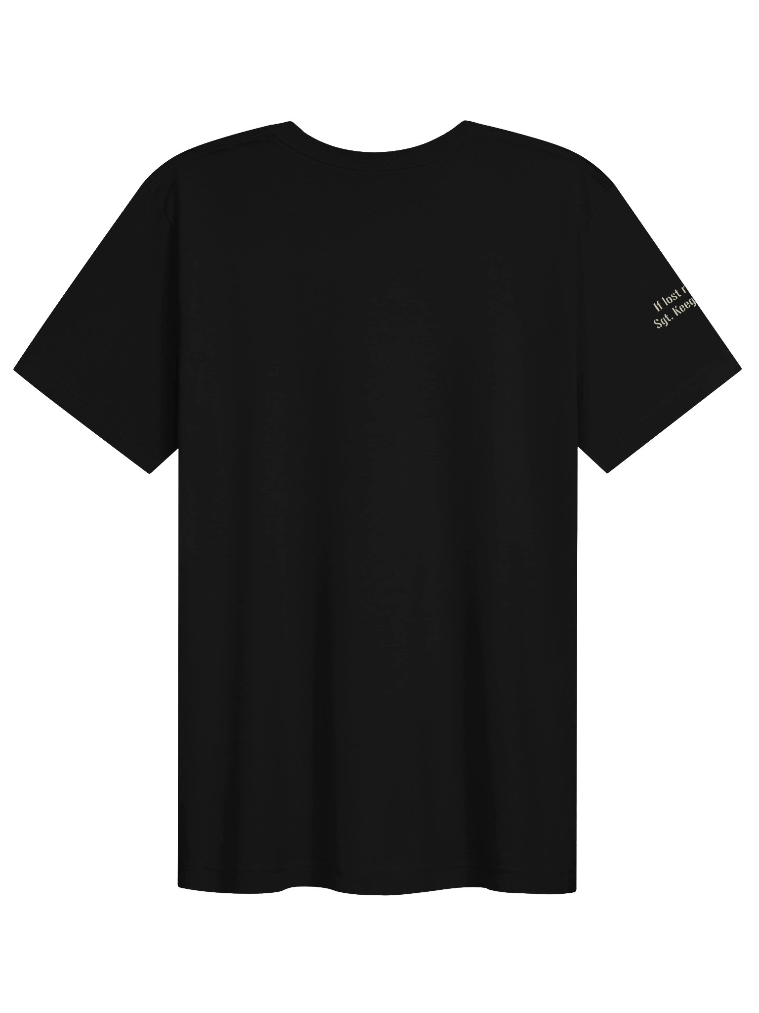 Keegan Task Force Dog Tag Unisex T-Shirt product image (2)