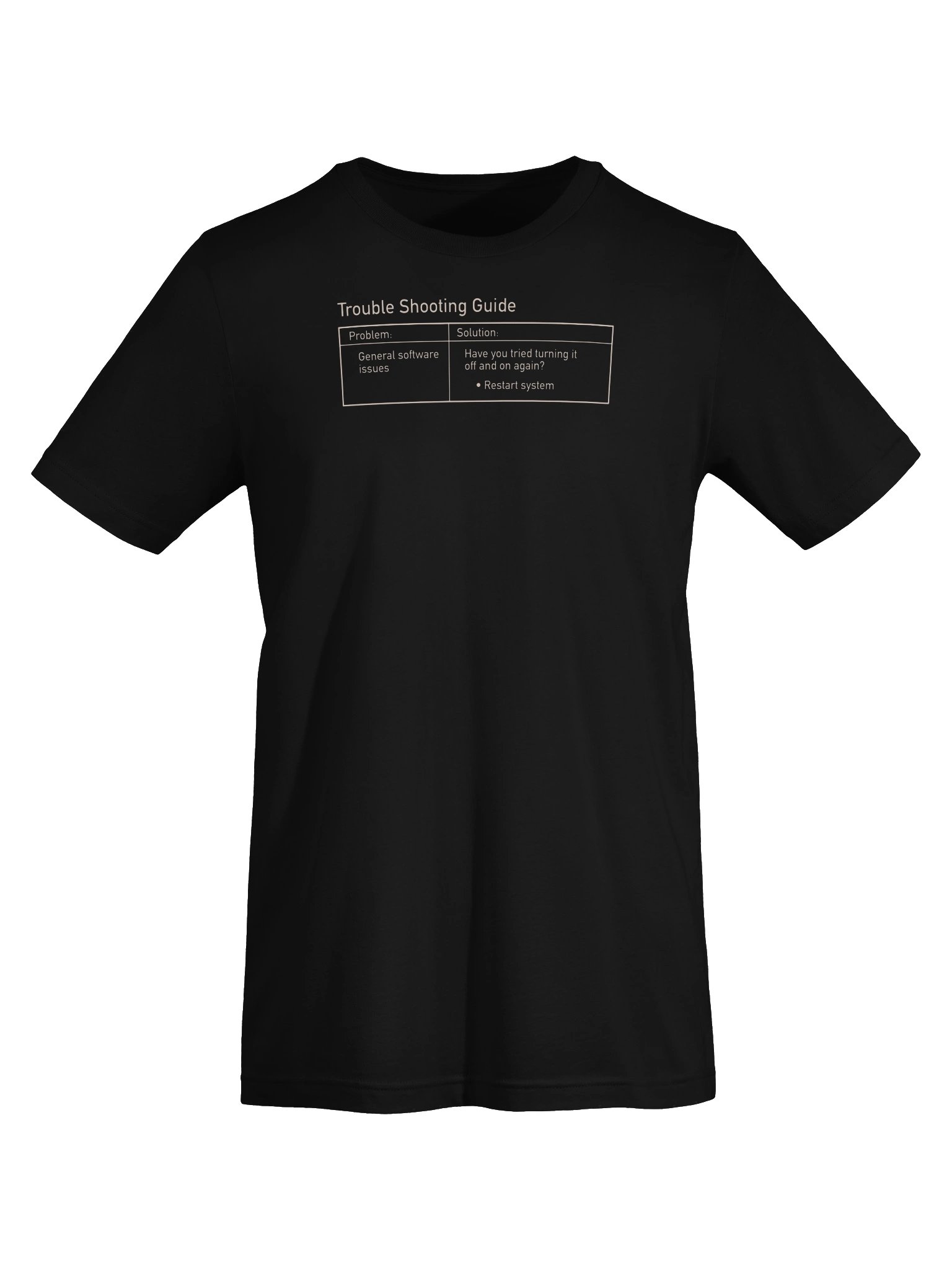 Trouble Shooting Guide Tee product image (6)