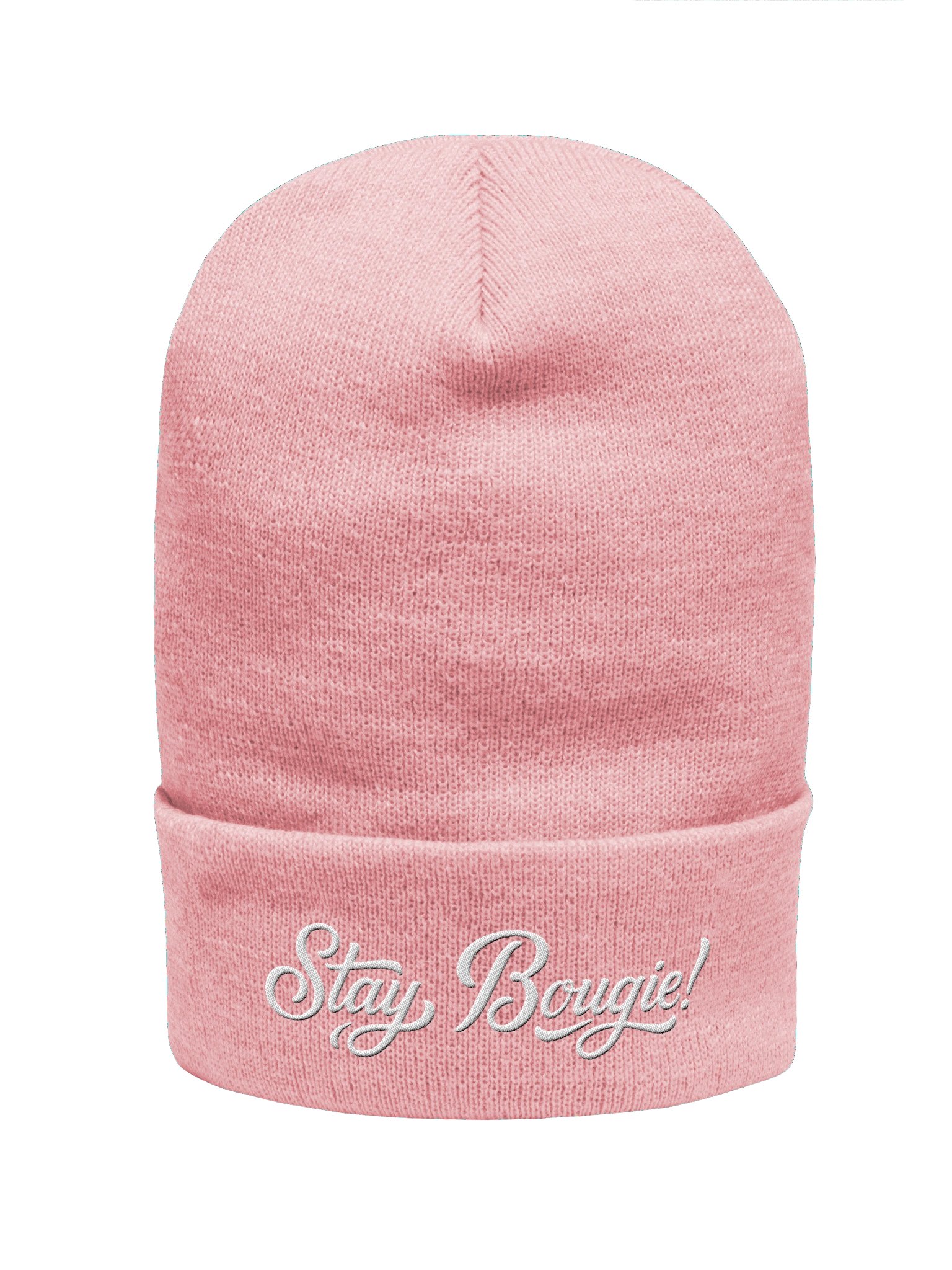 Stay Bougie! Embroidered Cuffed Beanie – Soft & Cozy Unisex Accessory for Everyday Elegance product image (2)