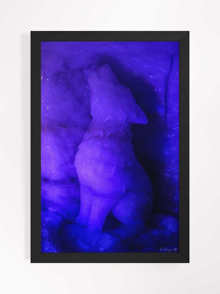 Print Fine Art - Ice Guardian - grotte de glace - La Meije product image (1)