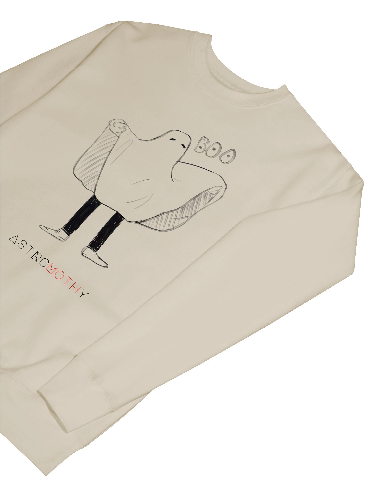 Poorly Drawn Ghost Crewneck product image (13)