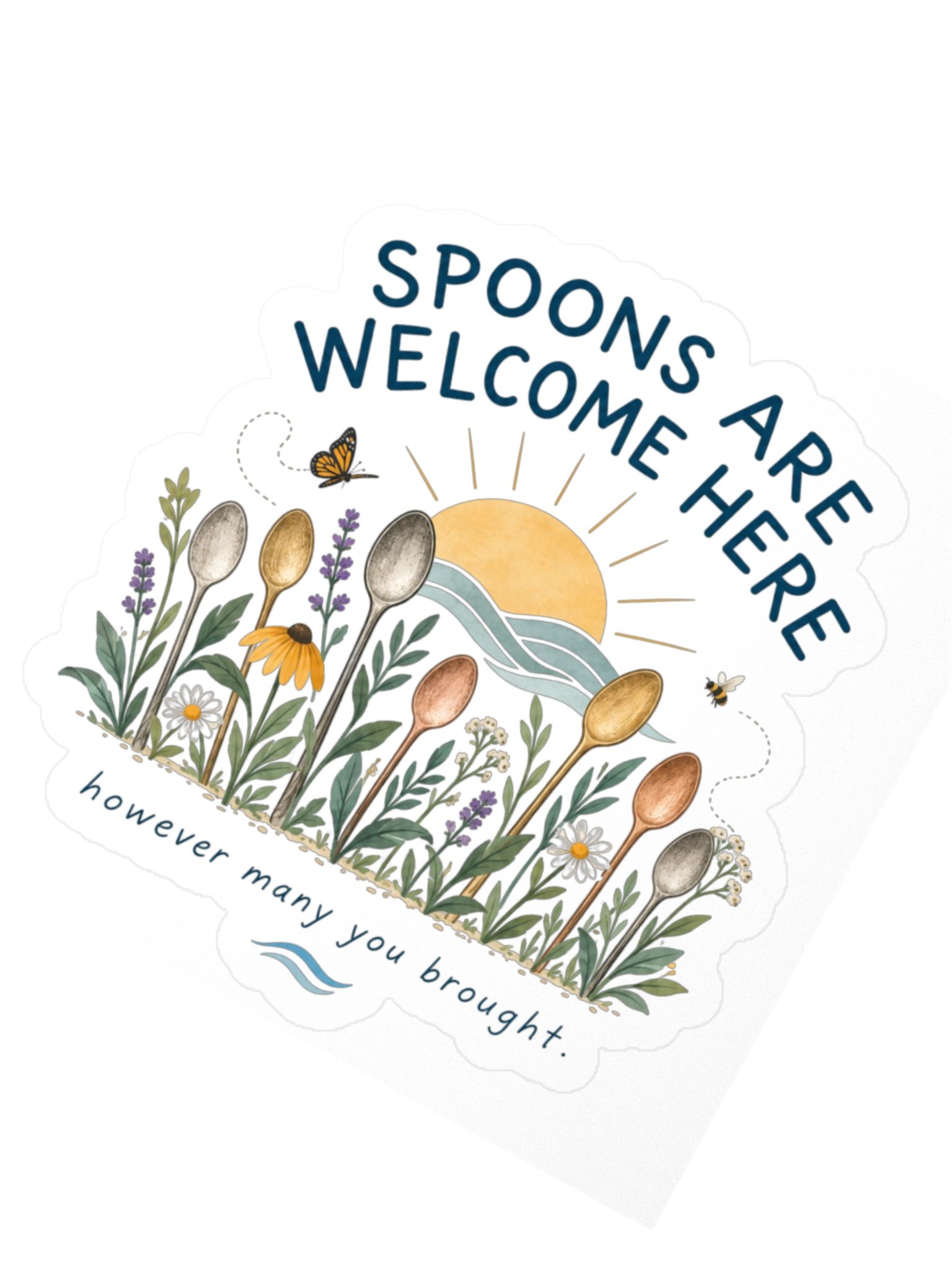 Spoons Are Welcome Here (Sticker) product image (2)