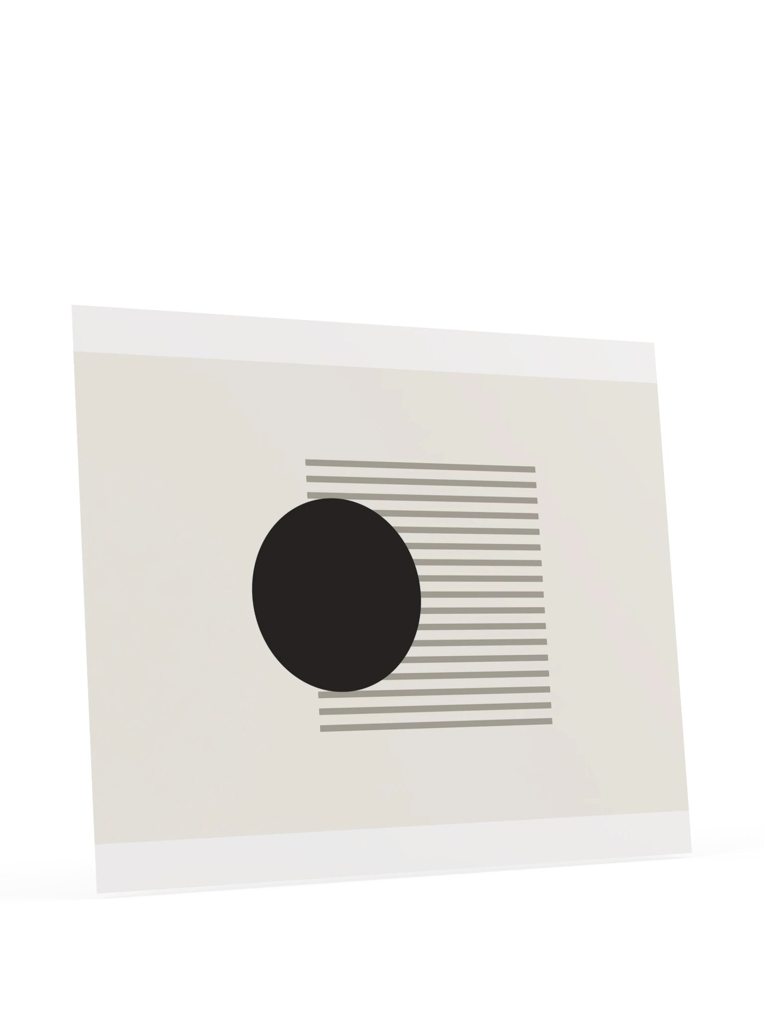 Black Sun Abstract Print | Modern Bathroom Wall Art product image (11)