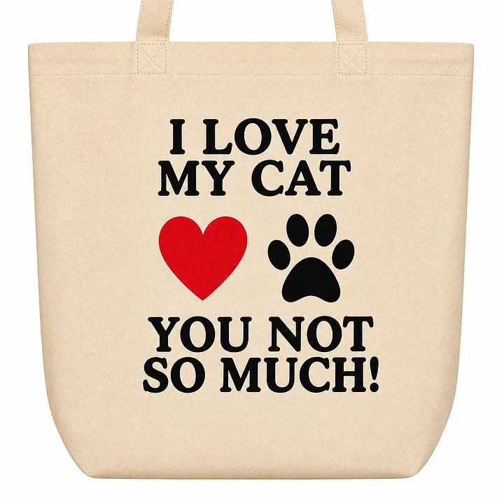 Funny Cat Tote Bag product image (2)