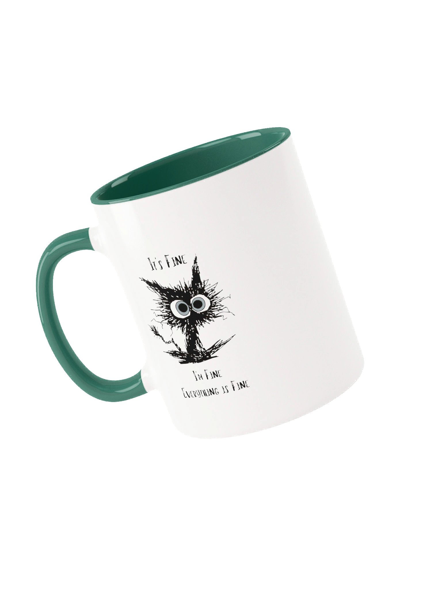 I'm Fine Funny Cat Mug product image (3)
