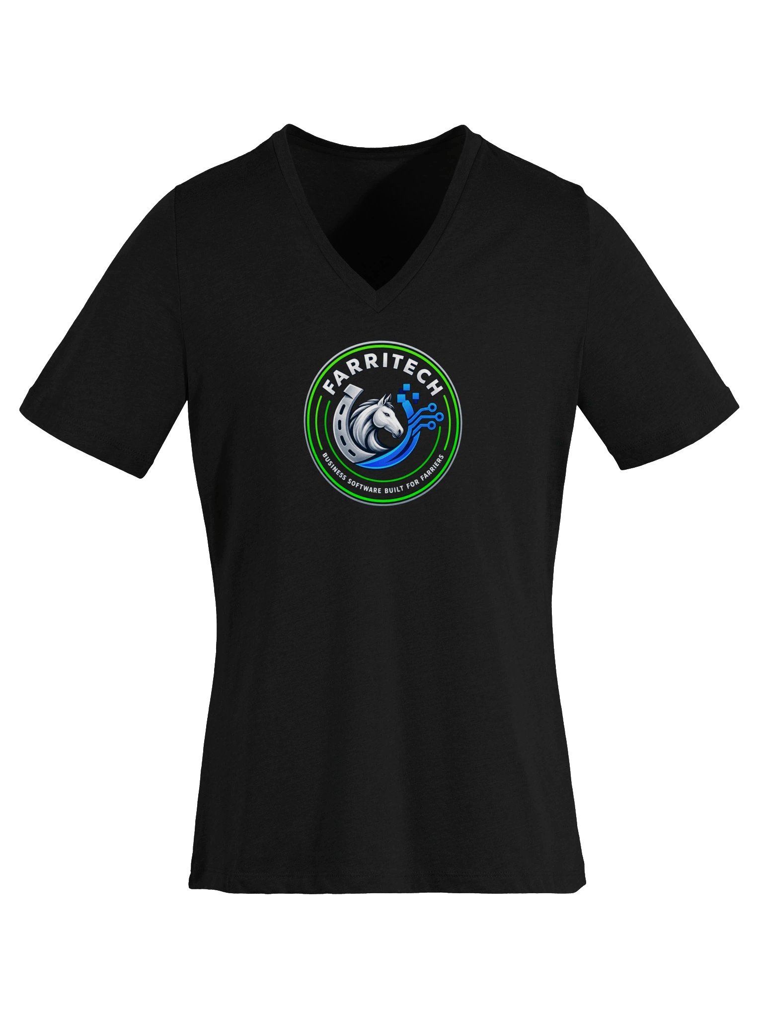 FarriTech Women’s Classic V-Neck Tee product image (18)