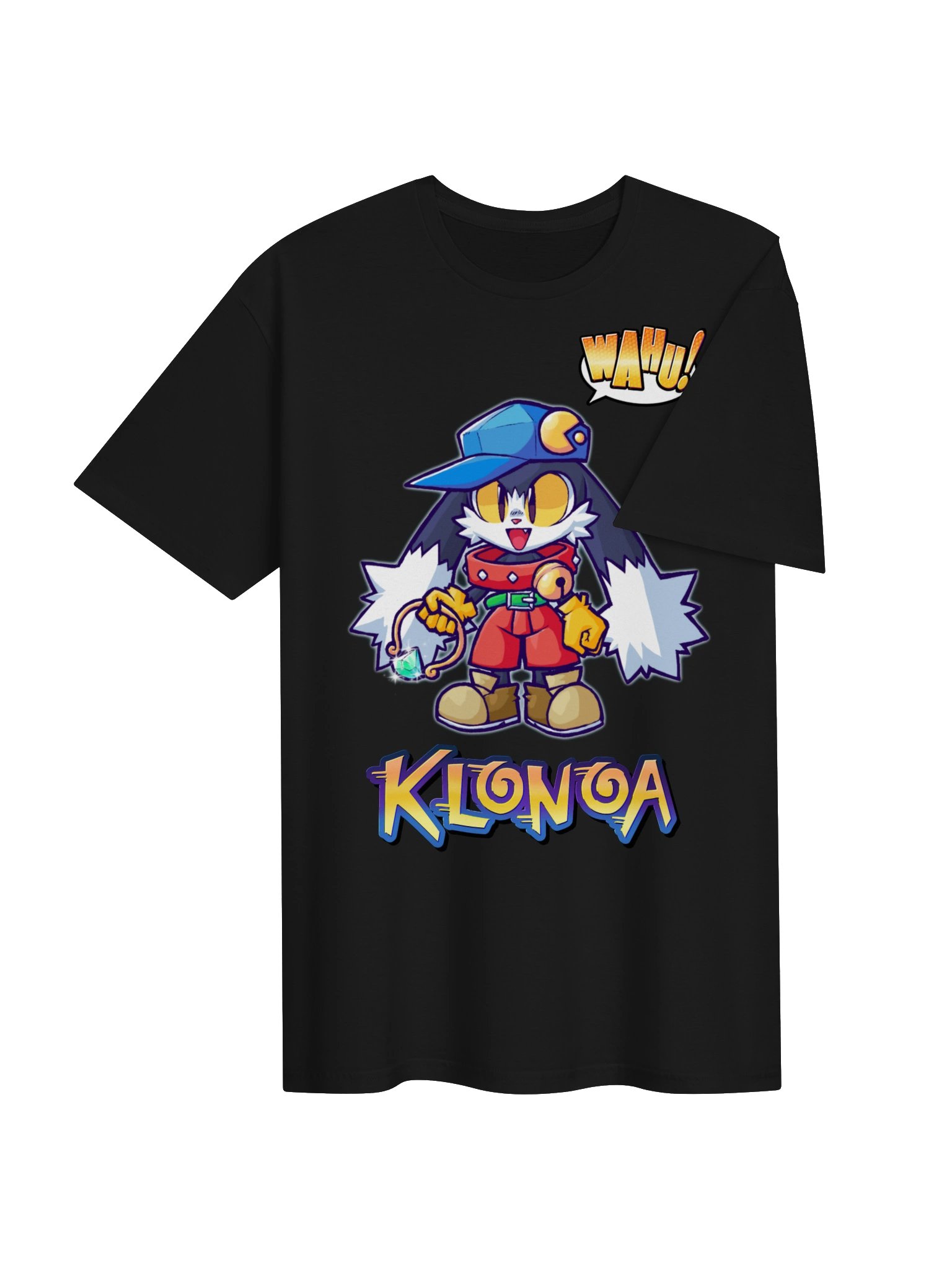 Klonoa "WAHU!" Graphic T-Shirt product image (39)