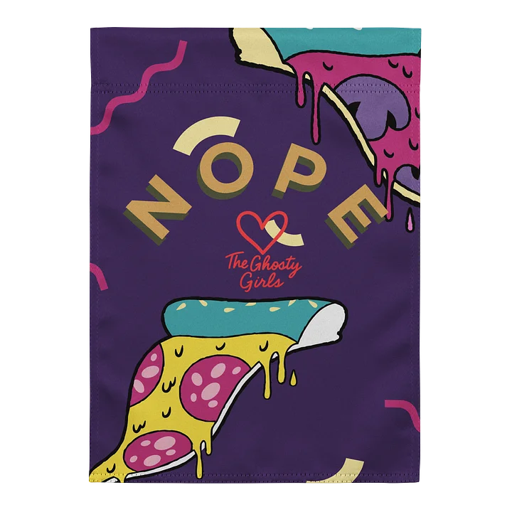 NOPE GARDEN FLAG product image (1)