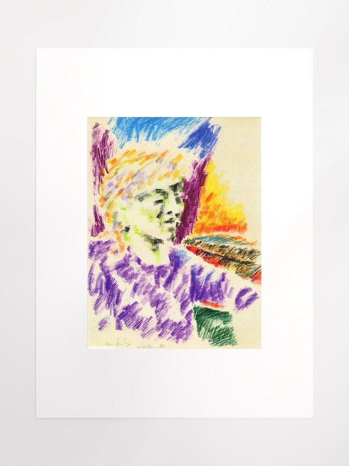 Head of a Woman 1988 print product image (2)