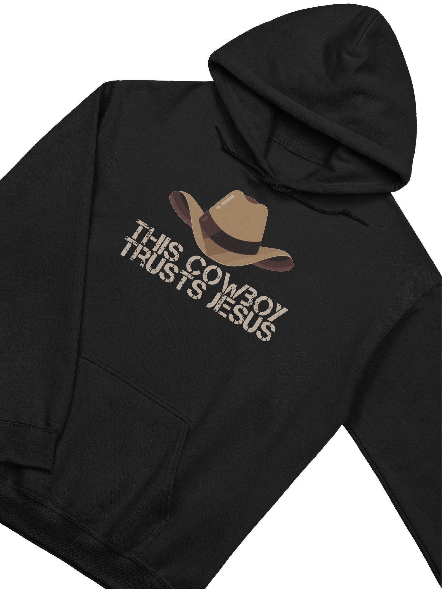 Christian Hoodie This Cowboy Trusts Jesus product image (5)