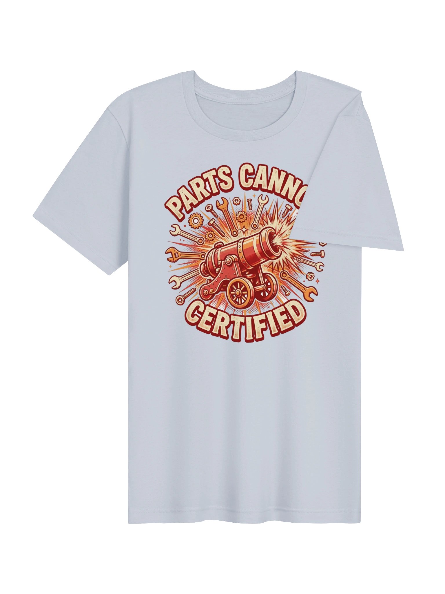 Parts Cannon Certified Funny Mechanic T-Shirt – Last Bay Supply product image (4)