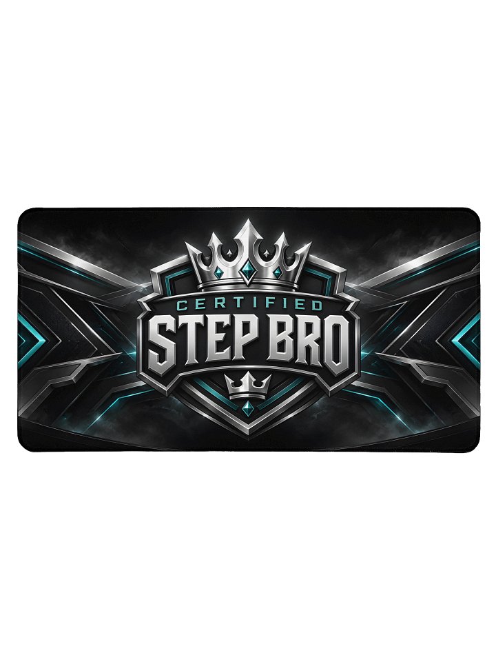 Certified Step-Bro Mousepad 15.5" x 31.5" product image (1)