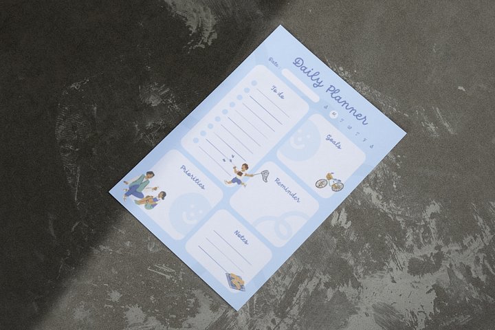 Minimalistic Daily Planner for 2024 product image (1)