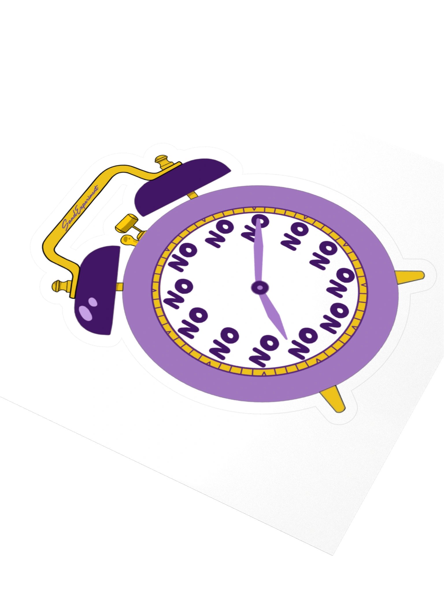 Nope-o-clock Sticker product image (3)