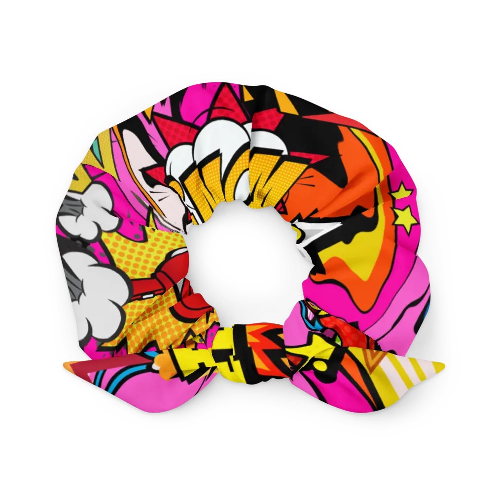 Colourful Pop Art Scrunchie product image (1)