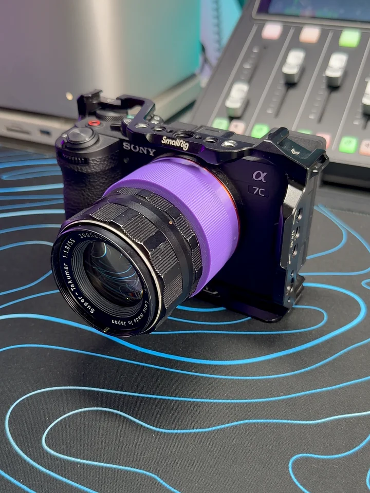 RigJunkie M42 to E-mount adapter .STL File Download product image (1)