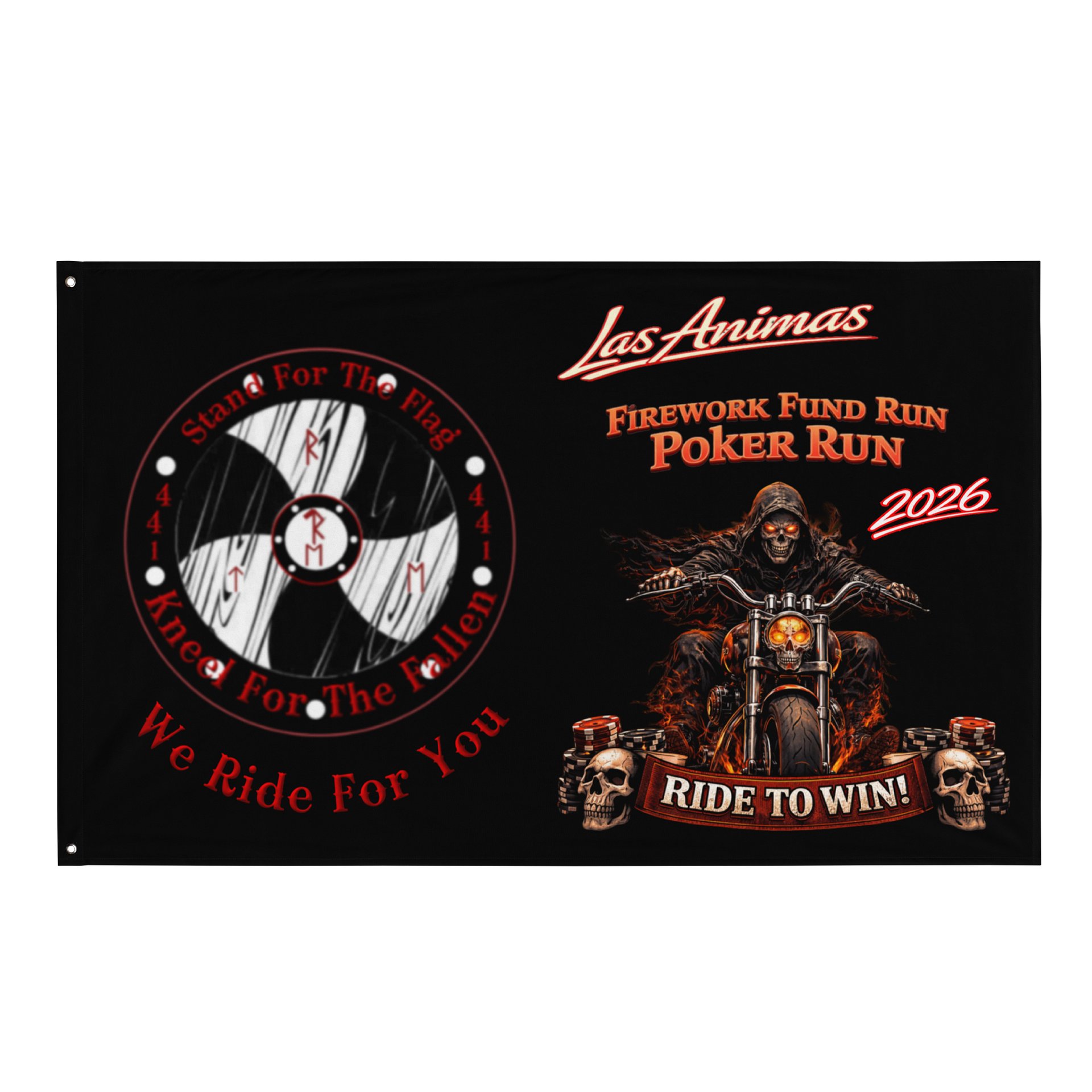 Las Animas Firework Fund Run Flag product image (1)