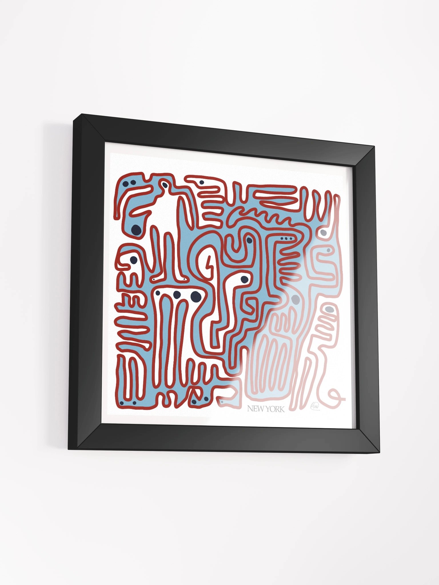 New York Maze (Framed Print) product image (4)