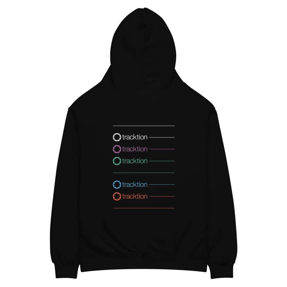 Tracktion Piano Premium Oversized Hoodie - back product image (4)