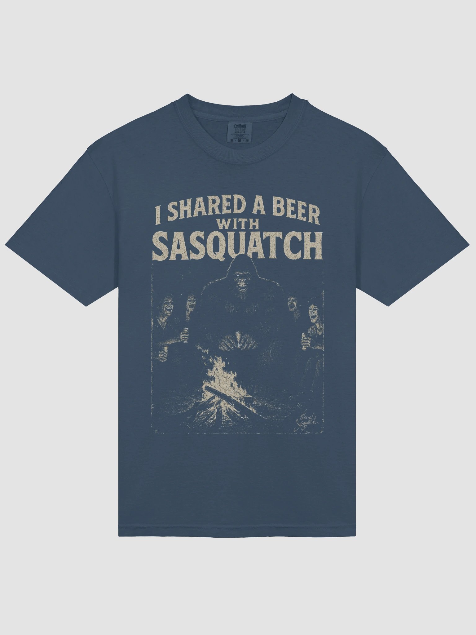 I Shared a Beer with Sasquatch (Campfire T-Shirt II) product image (17)