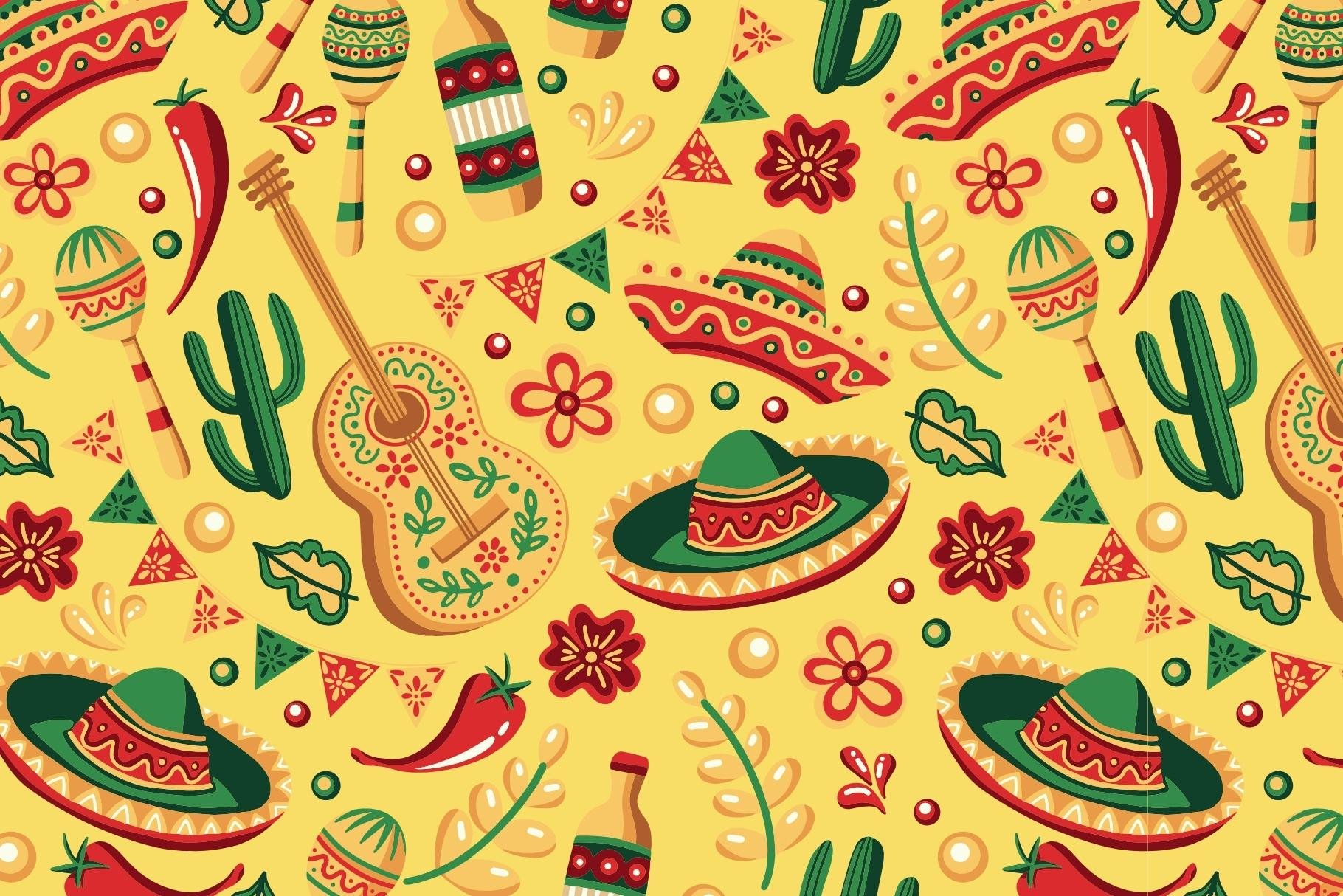 Mexican Cinco de Mayo Seamless Patterns product image (9)
