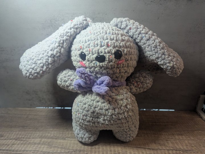 Sweet Bunny Plush - Grey Speckled product image (1)