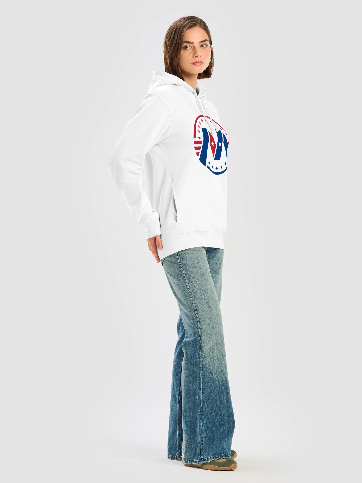 Red, White & Blue Martin Media Hoodie product image (4)