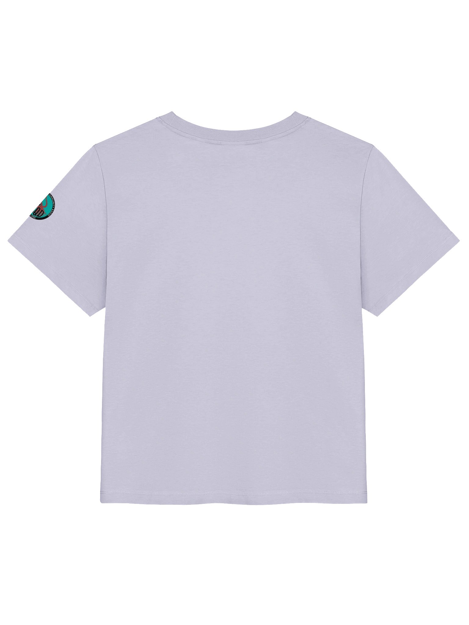 KSQD “Inkspot Soundwave” Organic Ribbed Neck T-Shirt (Blue Squid) product image (6)
