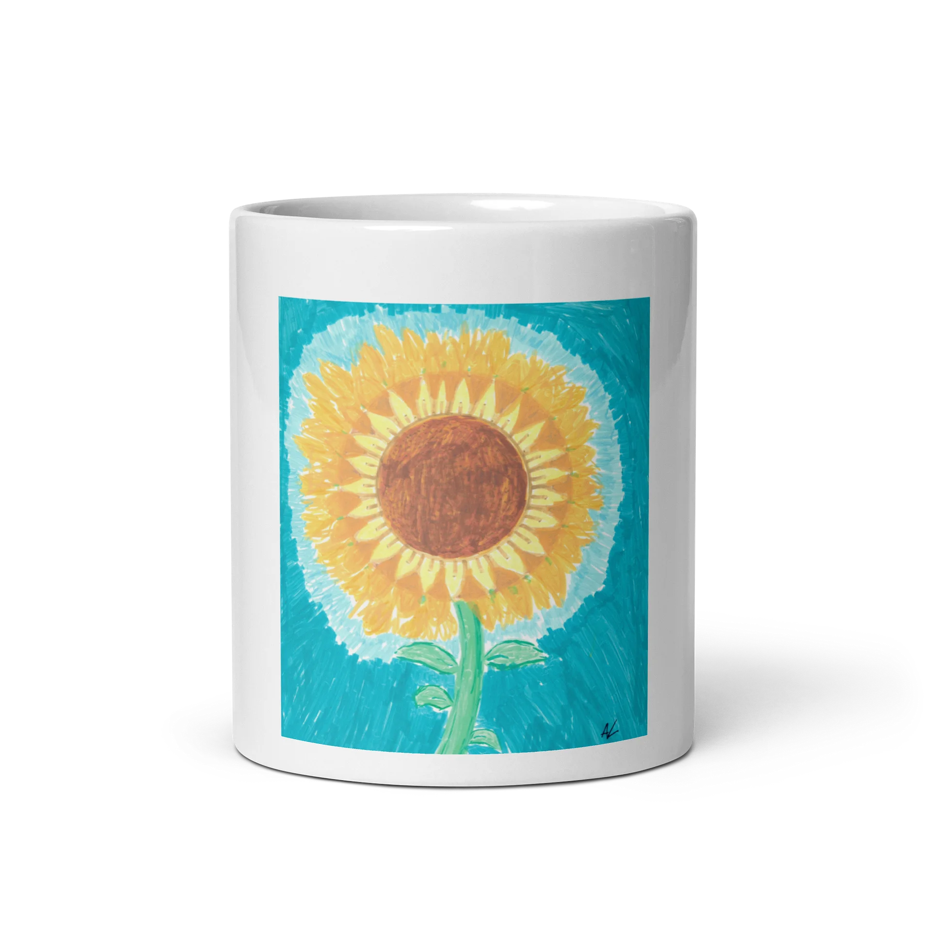 Sunflower Bloom Glossy Mug product image (1)