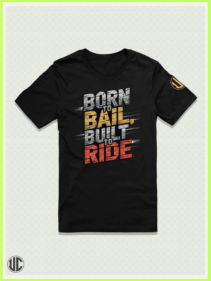 Born to Bail – Urban Skater Graphic T-Shirt product image (1)